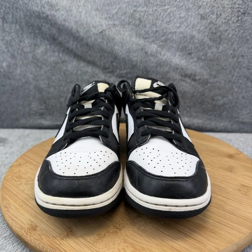 Nike Dunk Low Shoes Boys Size 7Y Black White Basketball Sneakers CW1590-100